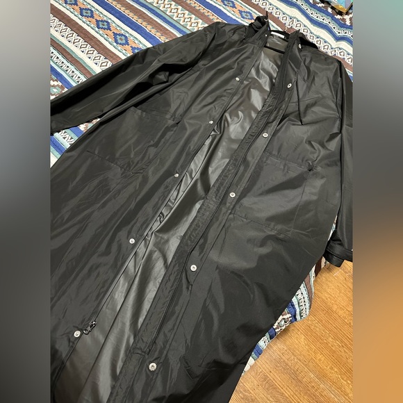 Raincoat black plus size XXL - XXXL unisex - Picture 12 of 15